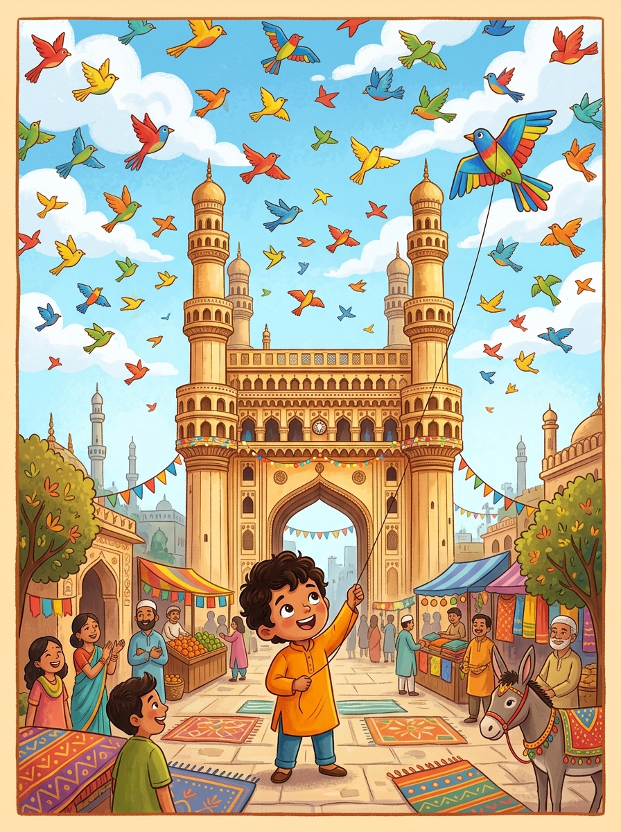 Faisal’s Charminar Kite Flight