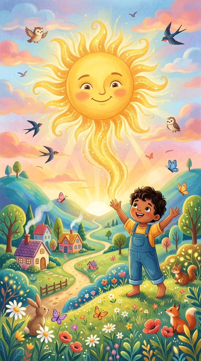 Aarush’s Golden Sun Ray