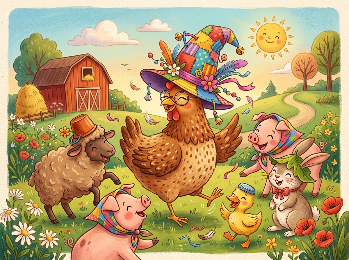 El Sombrero Tonto de la Gallina Sabia