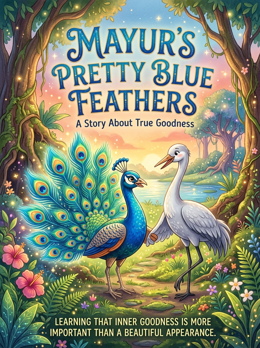 Mayur’s Pretty Blue Feathers
