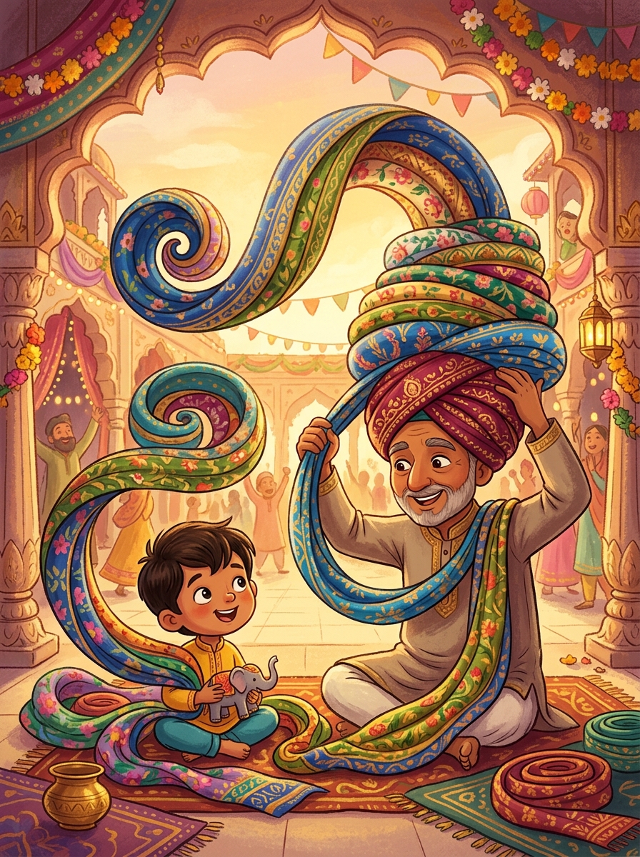 Faisal’s Royal Turban Wrap