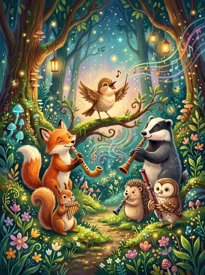 "सुरिली चोंच वाली बुलबुल" · Fantasy storybook · in Hindi · for ages 3-5 years