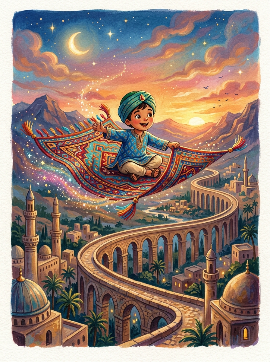 The Flying Carpet of Old Delhi