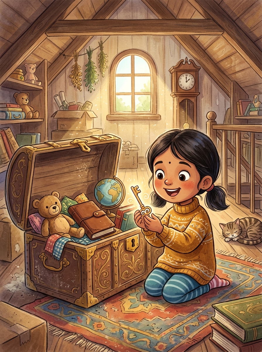 Jiya and the Attic Trunk