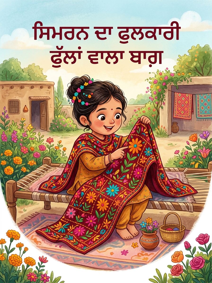 ਸਿਮਰਨ ਦਾ ਫੁਲਕਾਰੀ ਫੁੱਲਾਂ ਵਾਲਾ ਬਾਗ਼