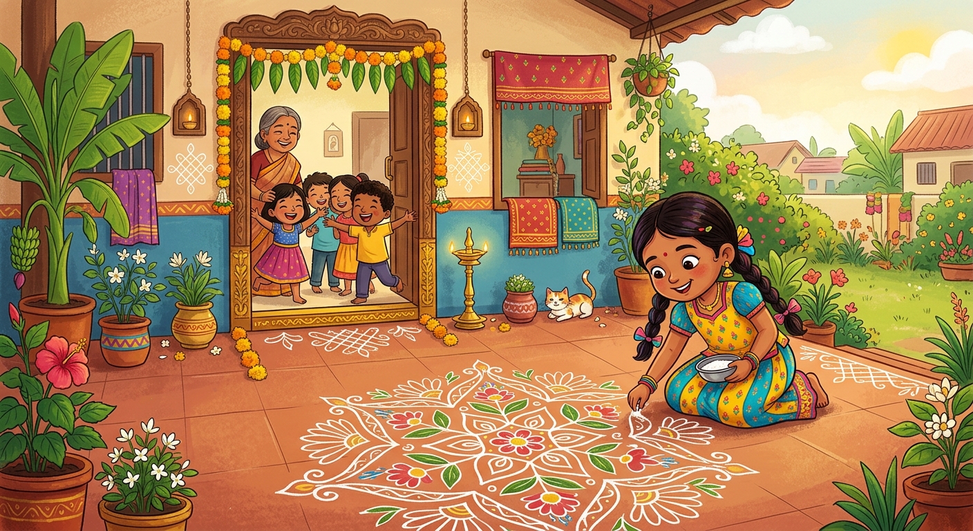 Nila’s Rice Flour Kolam