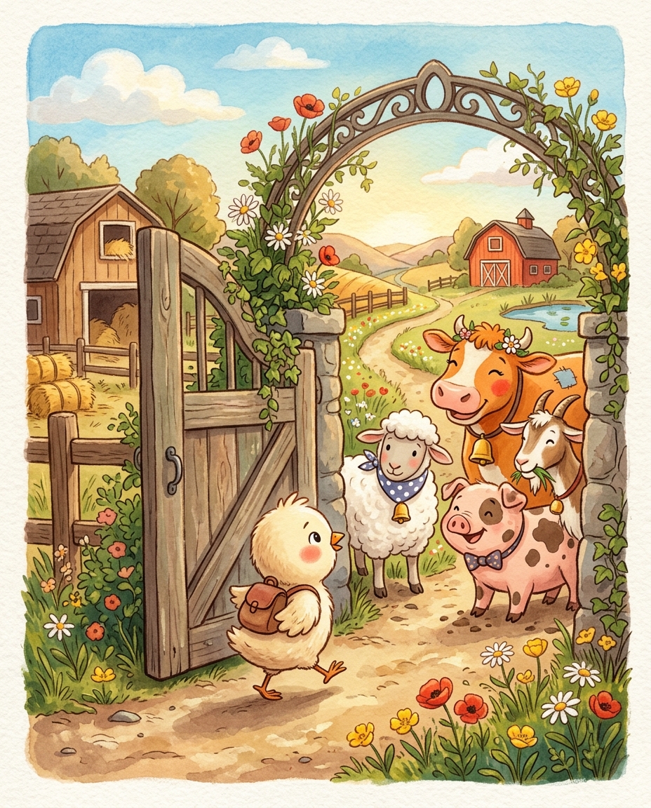 Henny’s First Farmyard Trip