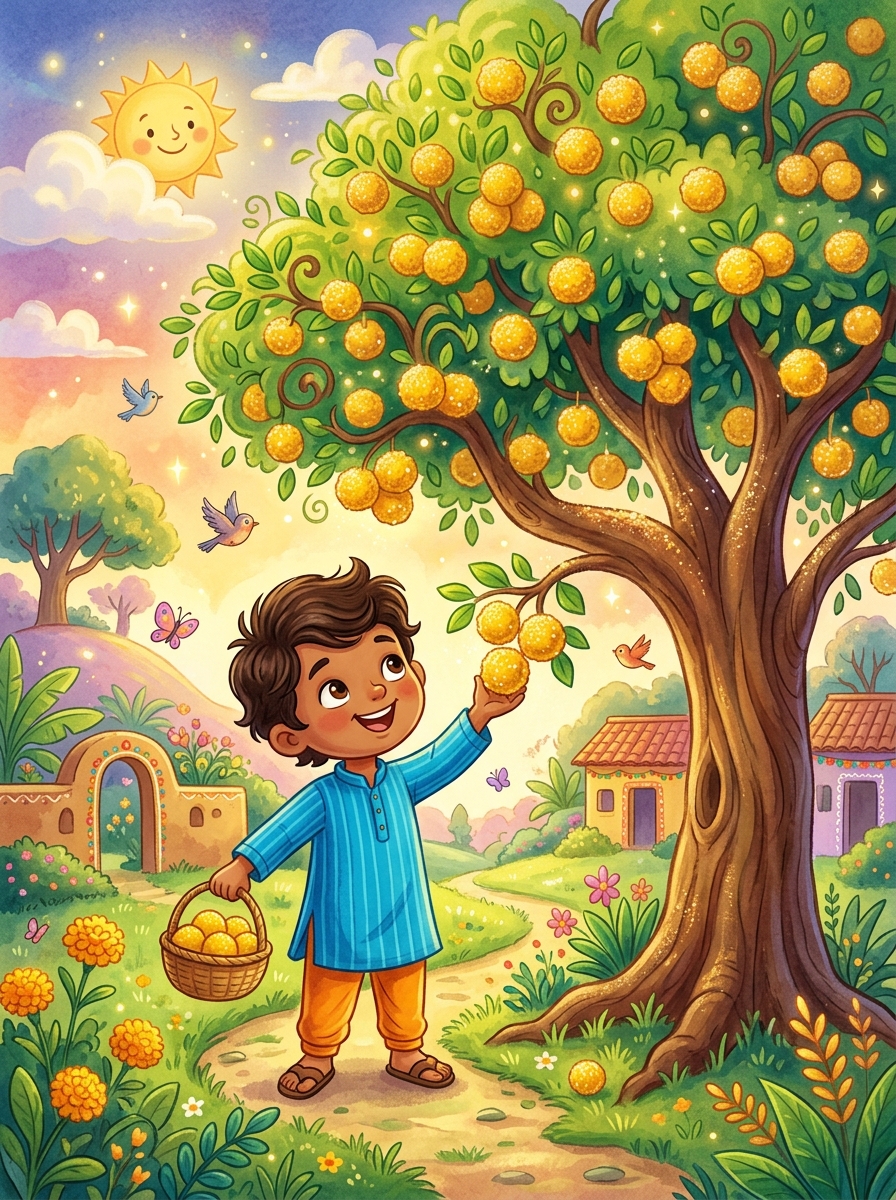 Golu’s Sweet Laddu Tree