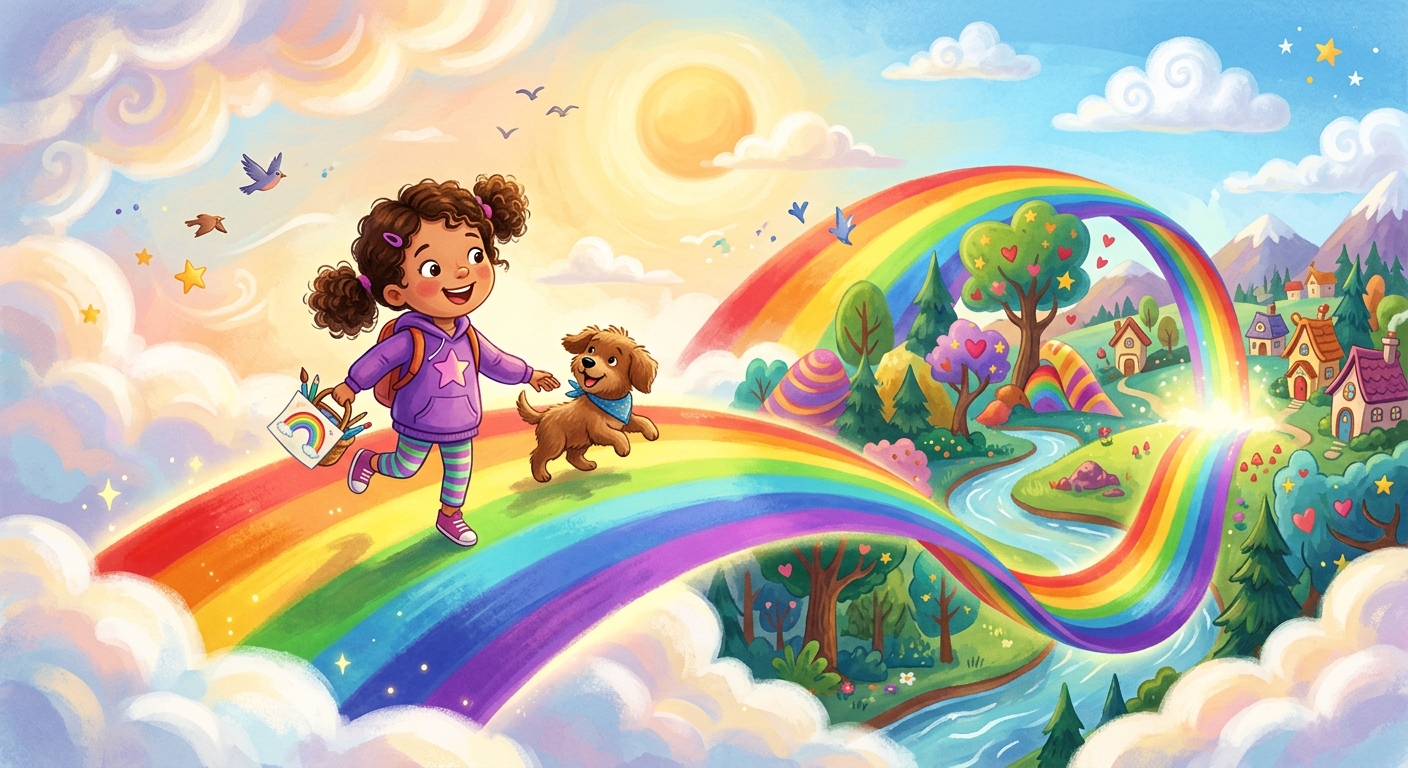 Maya and the Seven Colors - personalised storybook cover from Build Your Book (in English (EN))