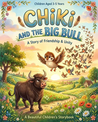 "Chiki and the Big Bull" · Moral Stories storybook · in English · for ages 3-5 years