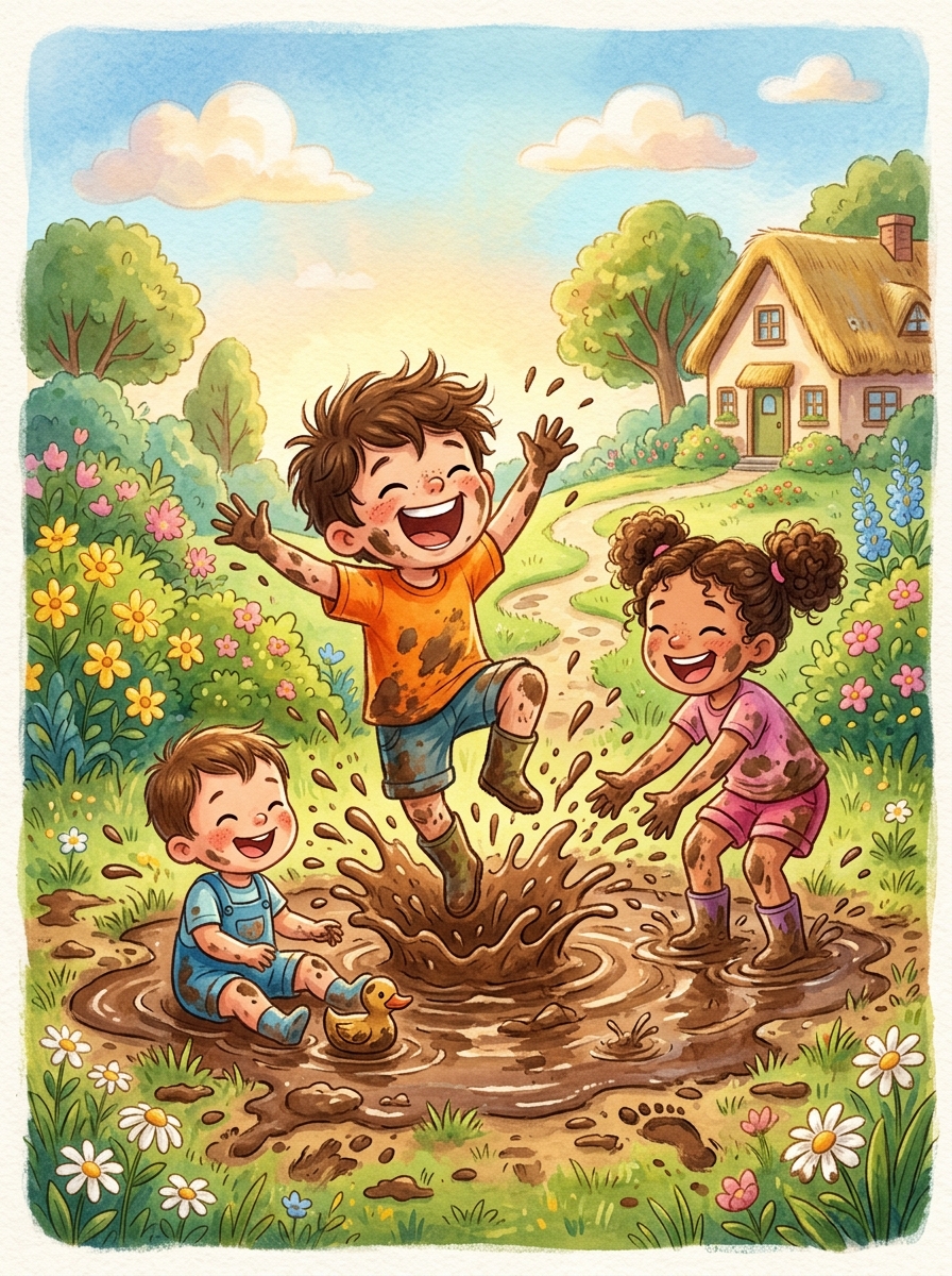Gappu’s Muddy Puddle Day