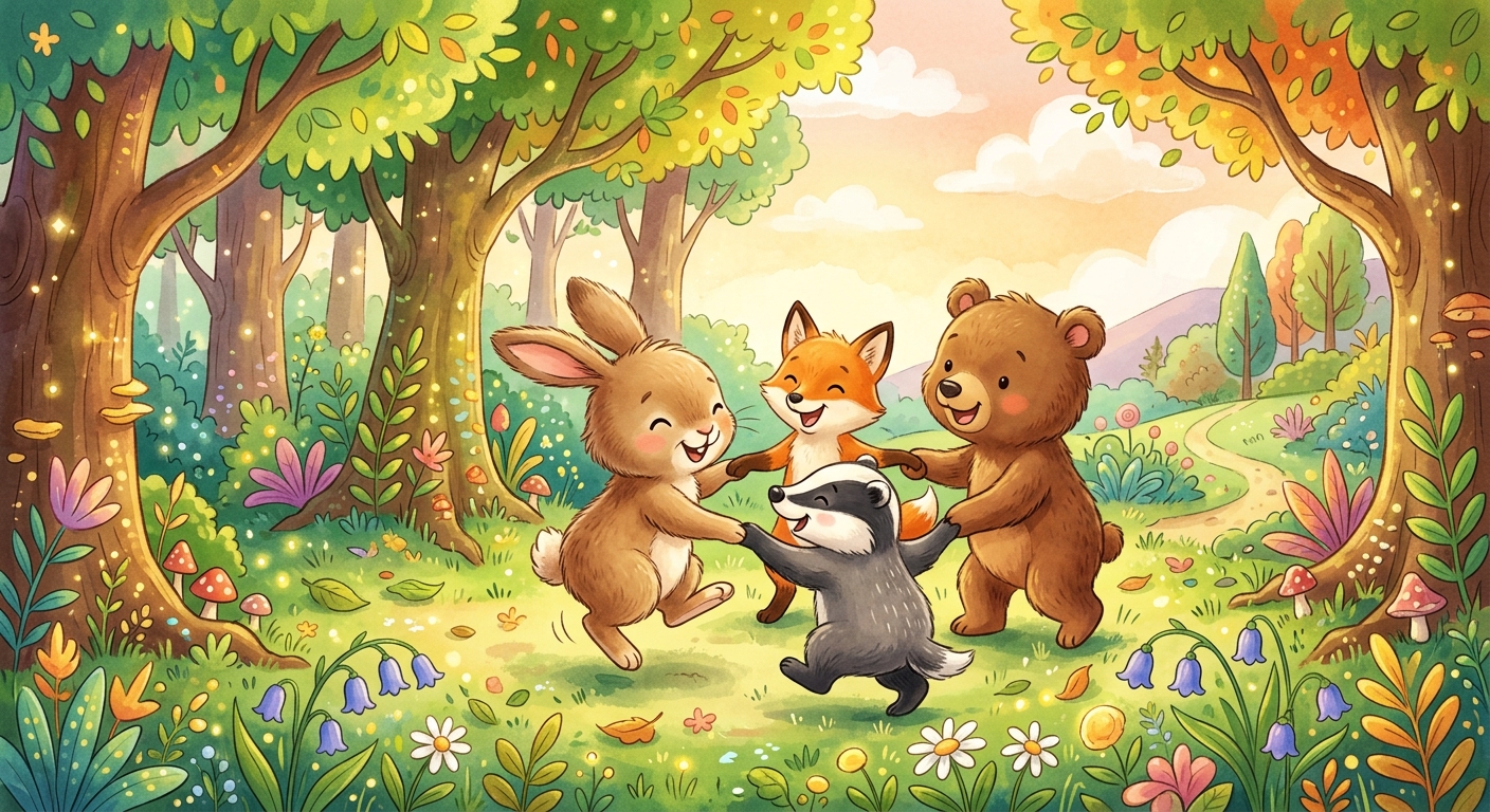 Bunny’s Big Forest Hop - personalised storybook cover from Build Your Book (in English (EN))