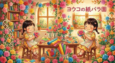 "ヨウコの紙バラ園 (Yōko no Kami Bara-en)" · Kids storybook · in Japanese (JA) · for ages 3-5 · by Admin & AI