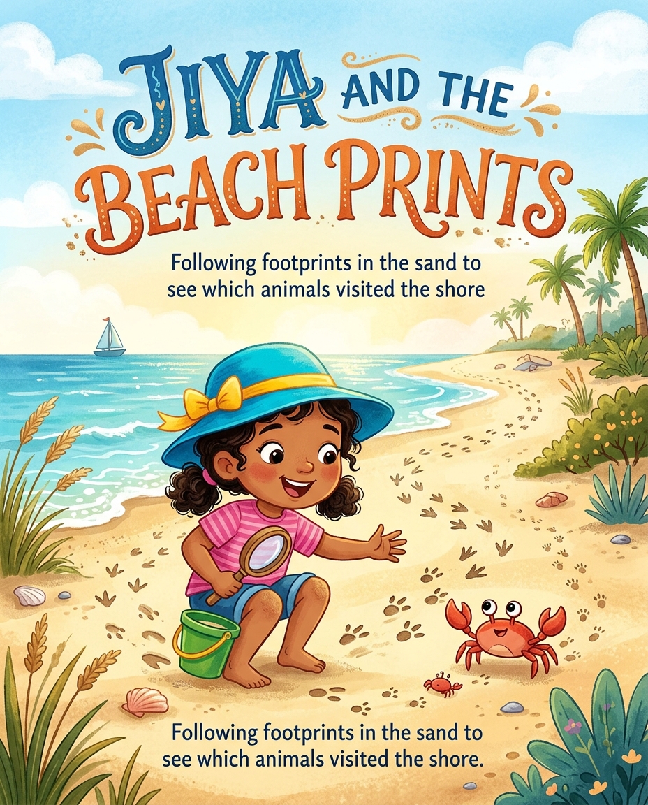 Jiya and the Beach Prints