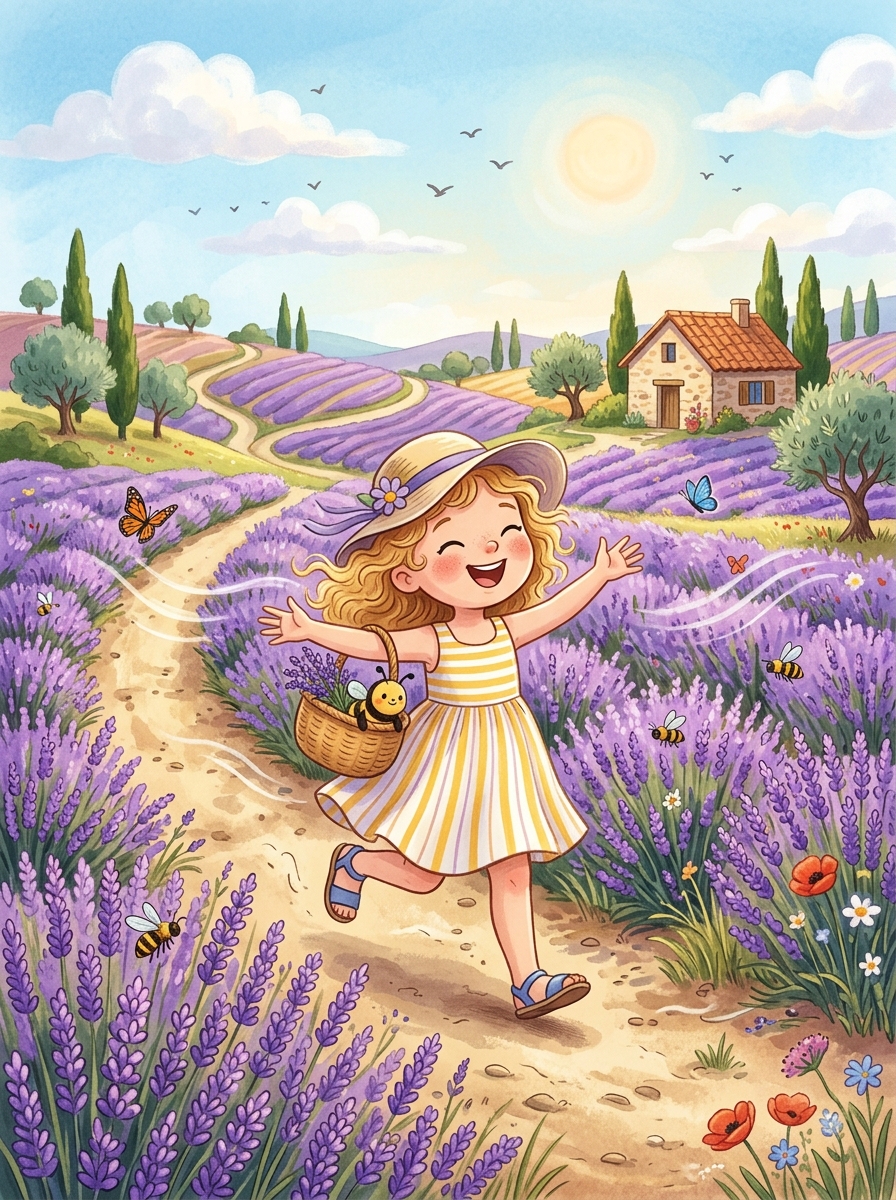 Elodie’s Lavender Hill Walk