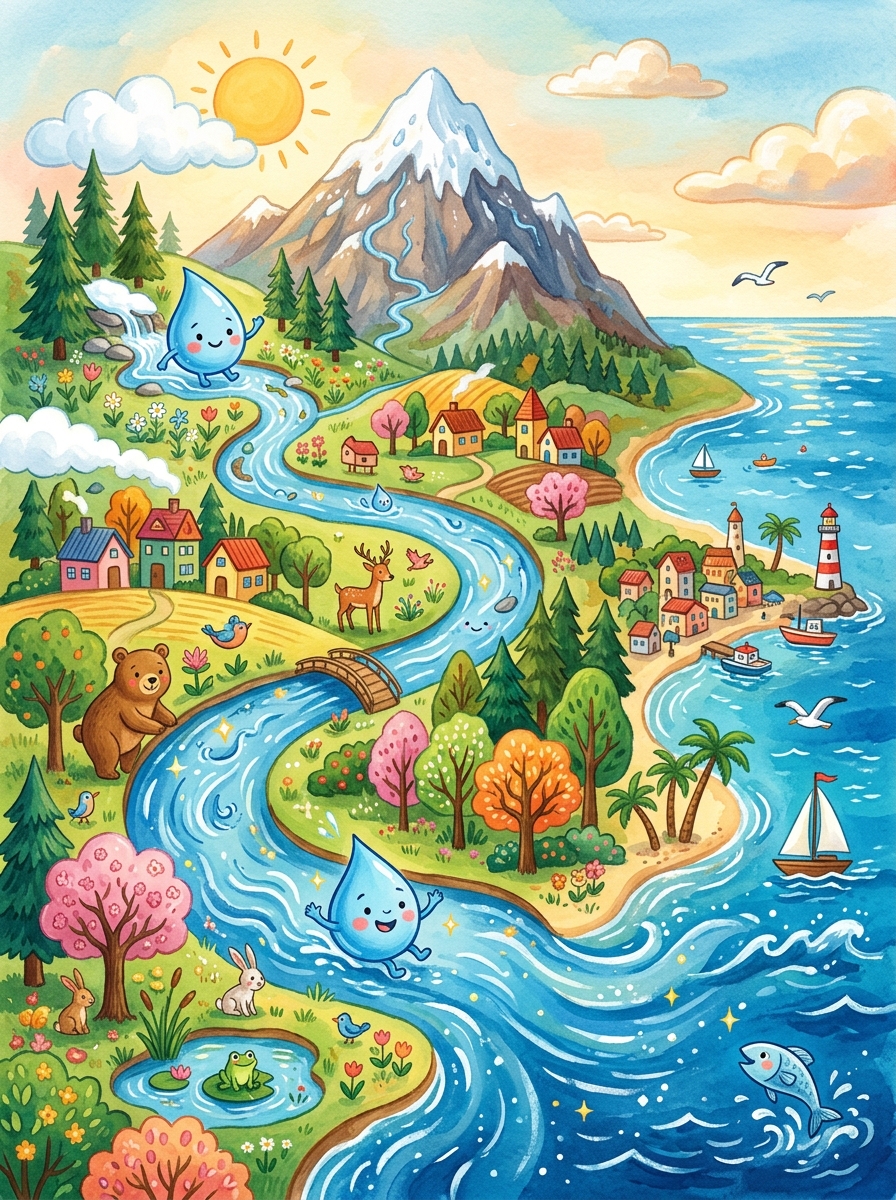 Tiny Drop’s River Journey