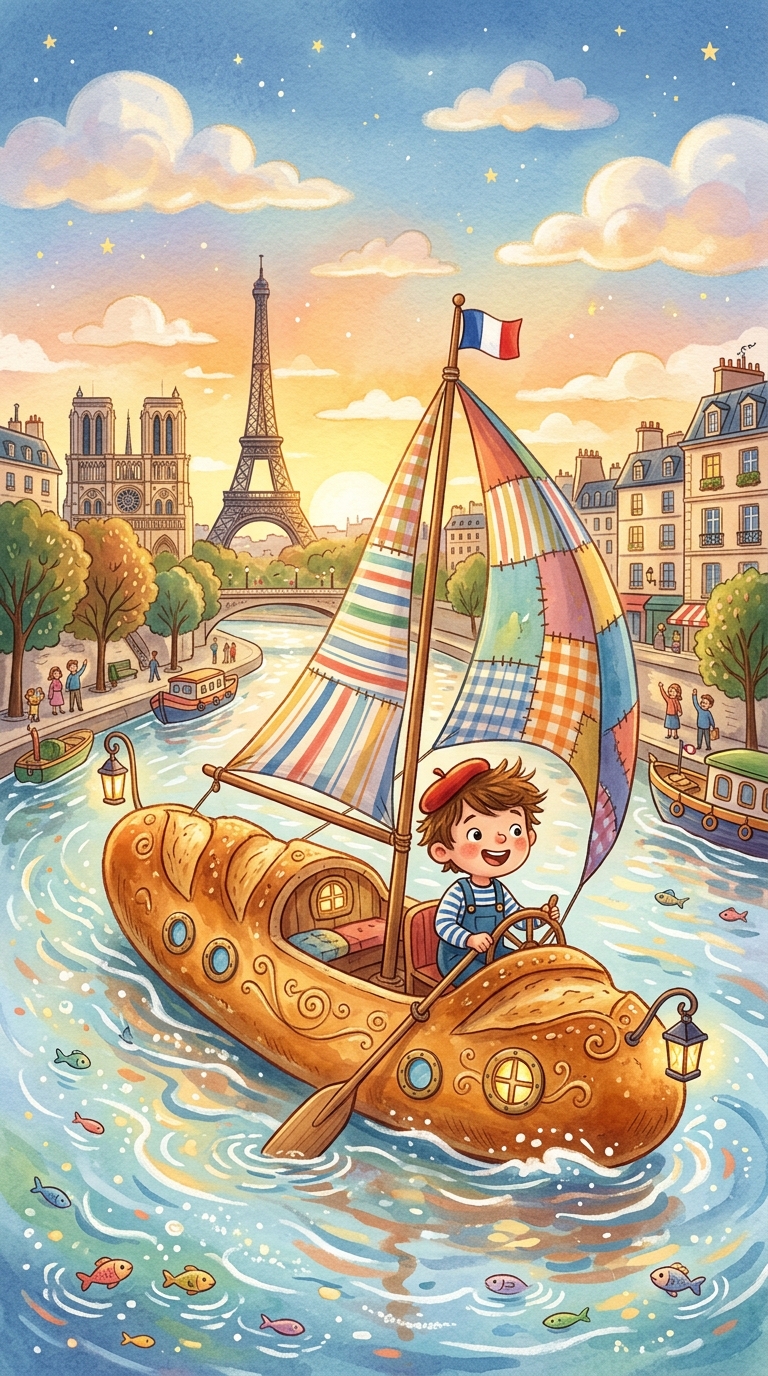 Le Voyage Merveilleux de Pierre et sa Baguette Bateau