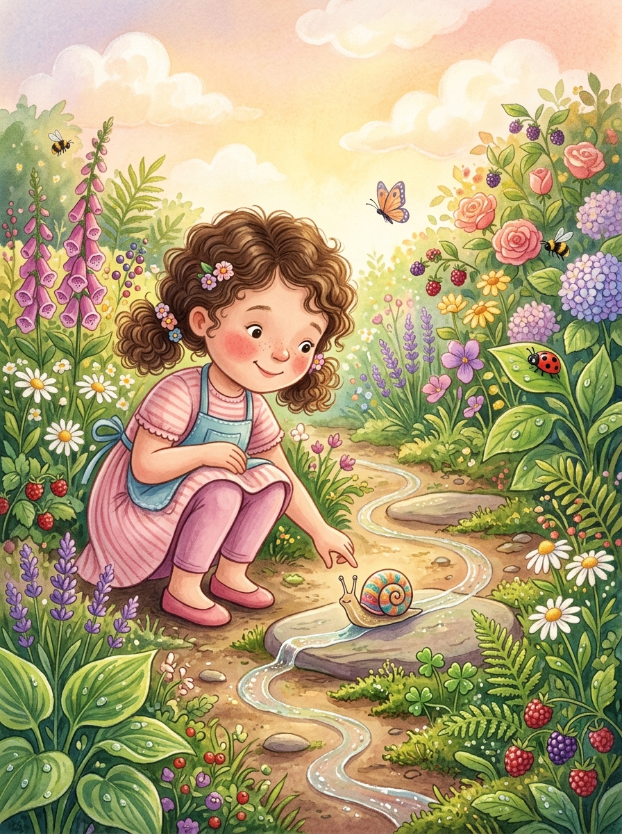 Greta’s Garden Snail Friend
