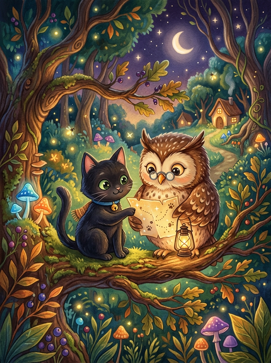The Cat Who Spoke in Riddles