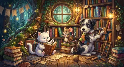 The Secret Club of the Library Cats