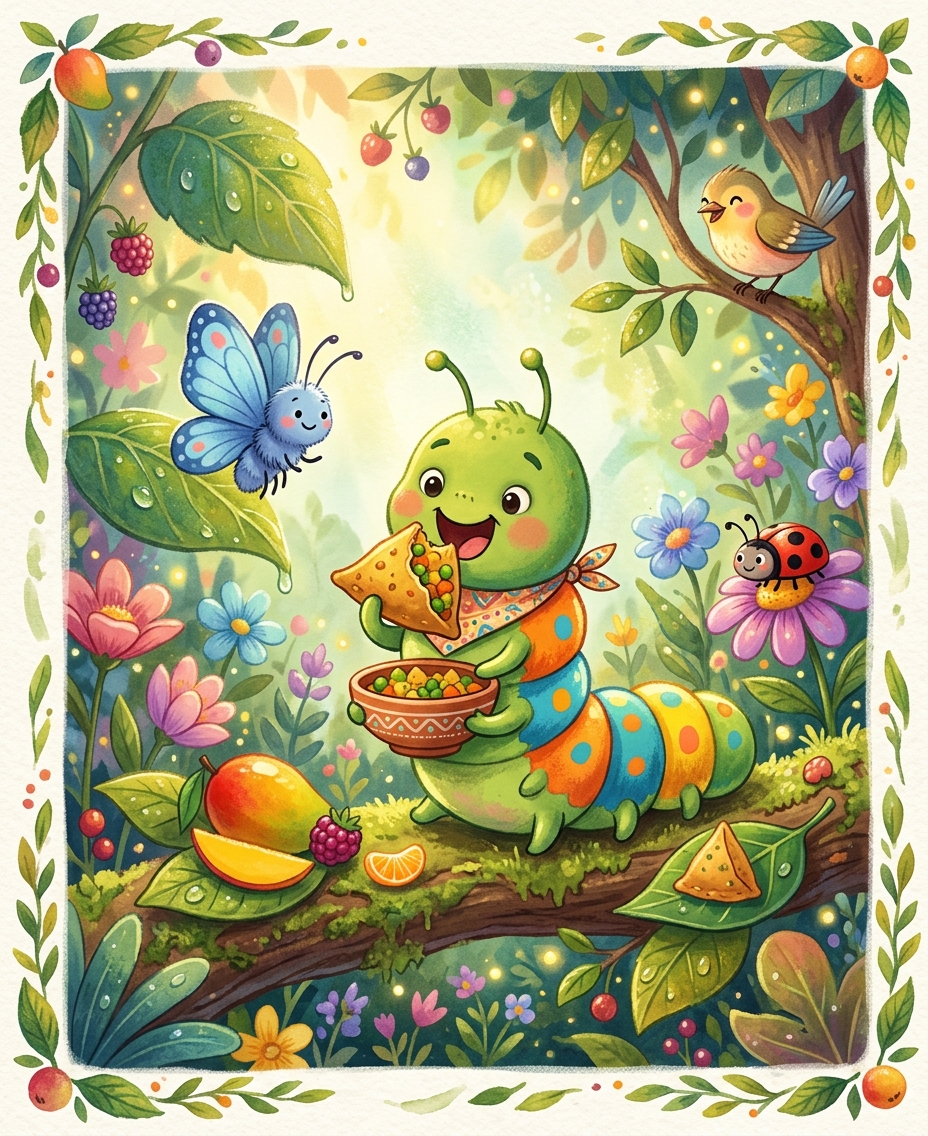 The Caterpillar’s Samosa Snack