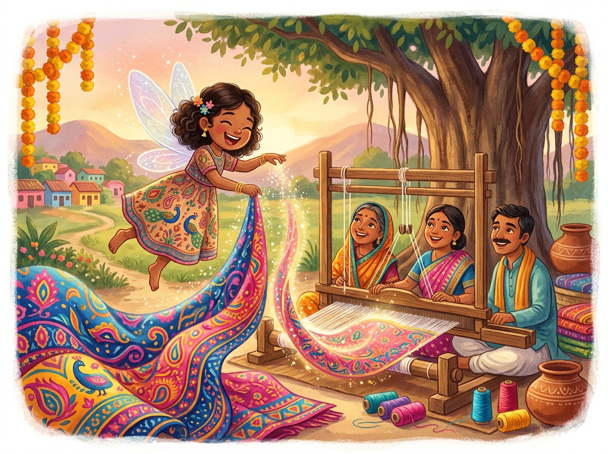 The Fairy with the Saree Wings