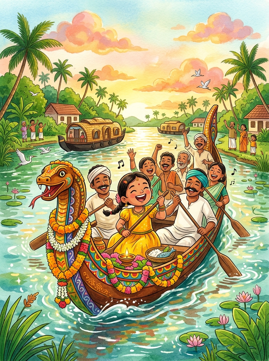 Unni and the Floating Rice Boat