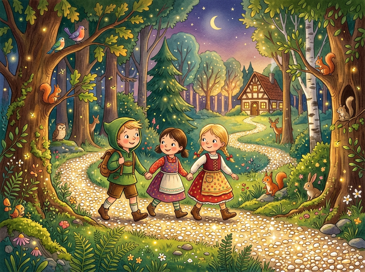 Hänsel's Glitzernder Kieselsteinpfad