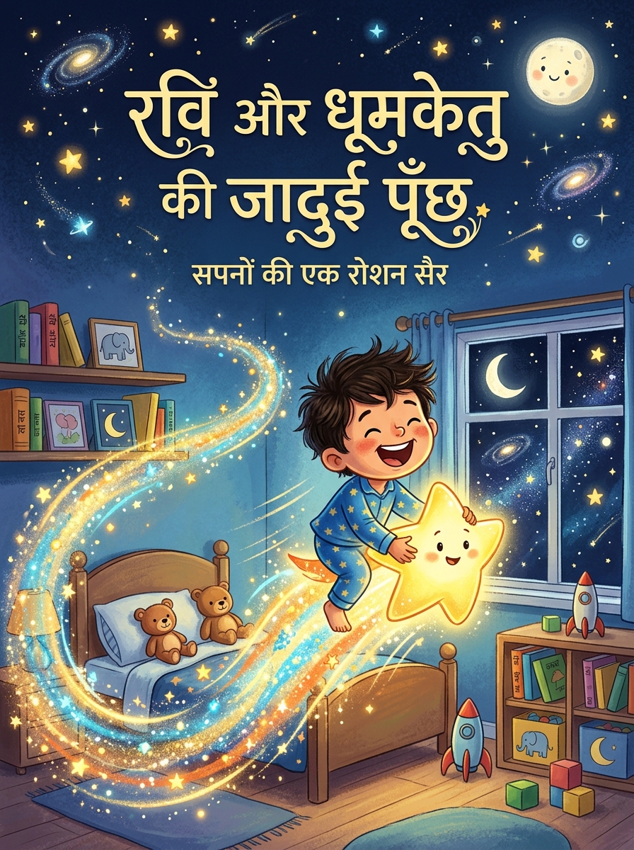 रवि और धूमकेतु की जादुई पूँछ
