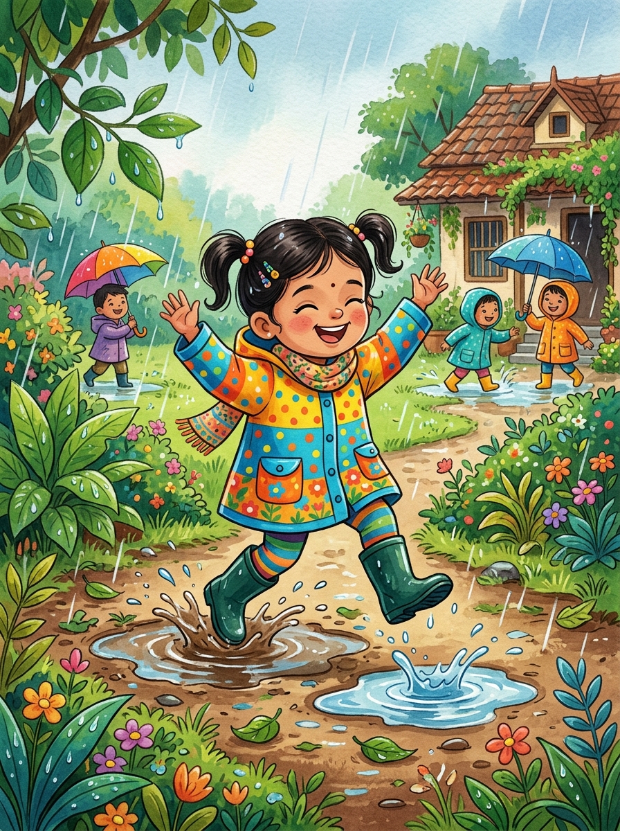 അനയയുടെ രണ്ട് കുഴി ചാട്ടം