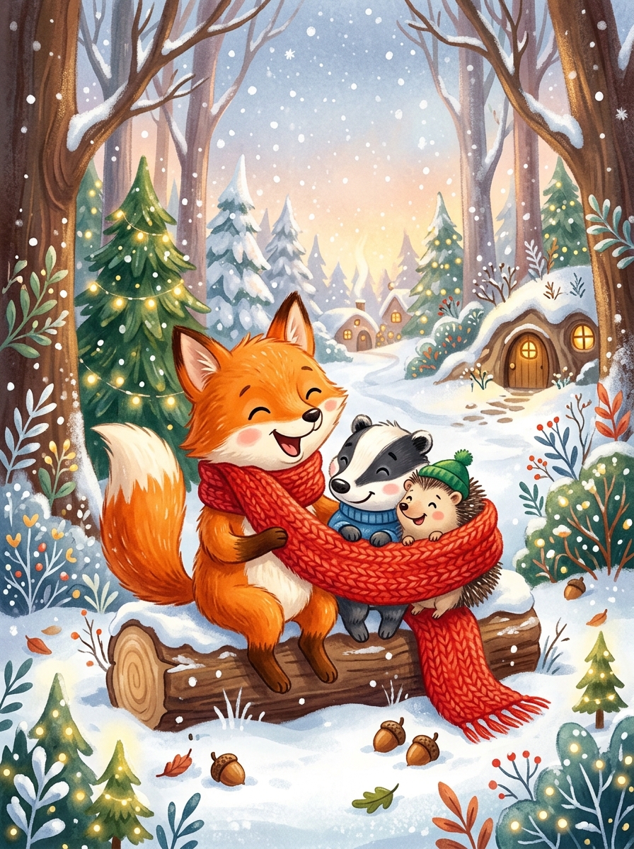 Foxi’s Red Scarf Share