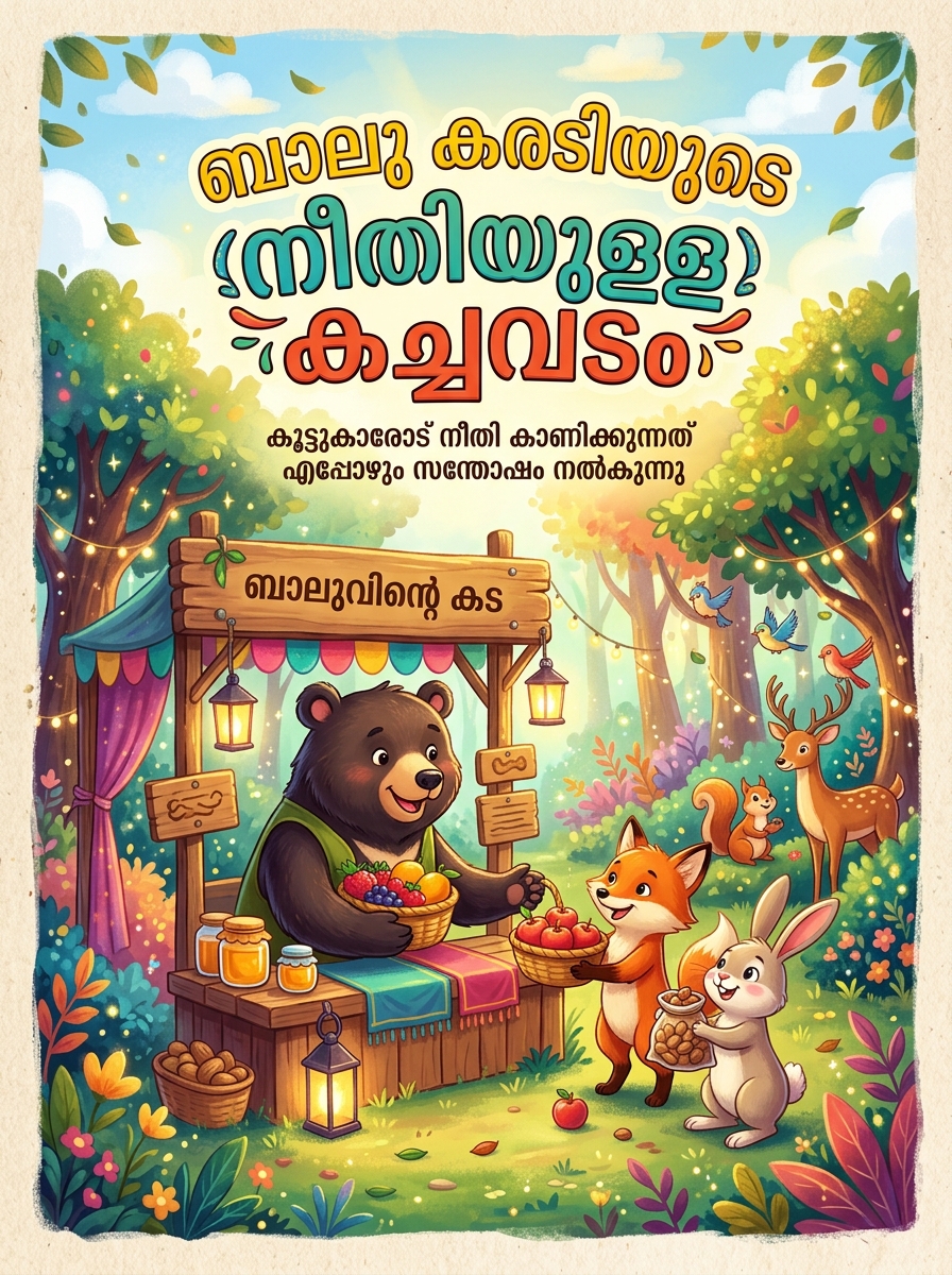 ബാലു കരടിയുടെ നീതിയുളള കച്ചവടം