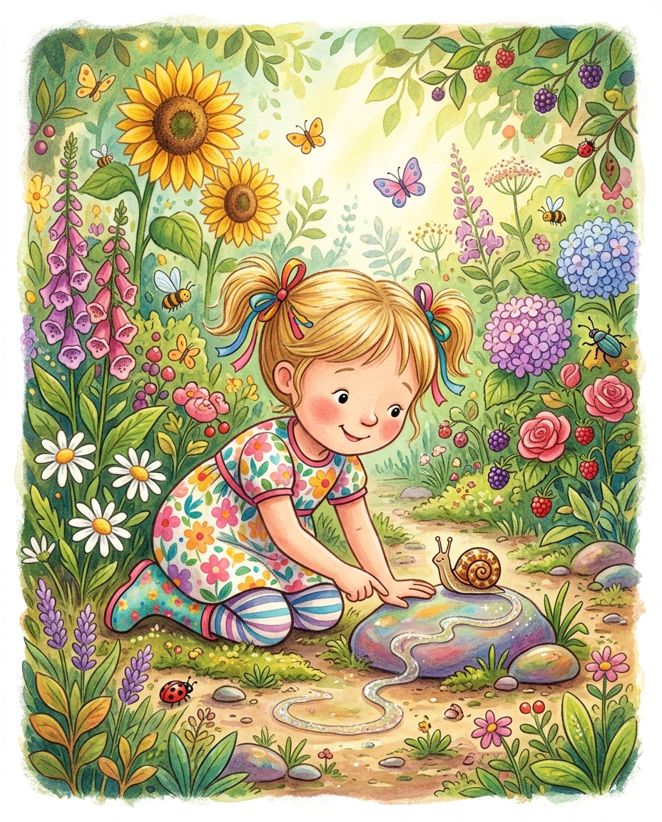 Greta’s Garden Snail Friend