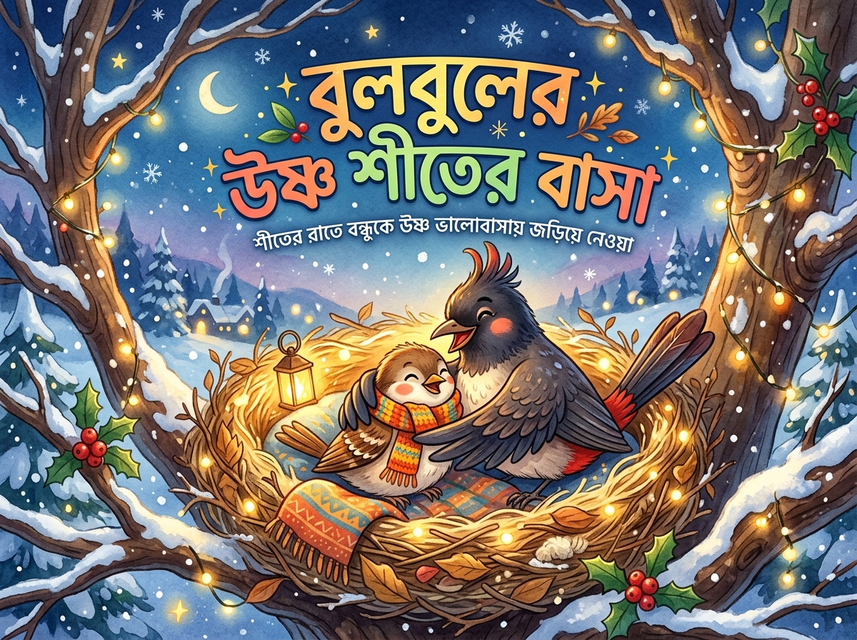 বুলবুলের উষ্ণ শীতের বাসা