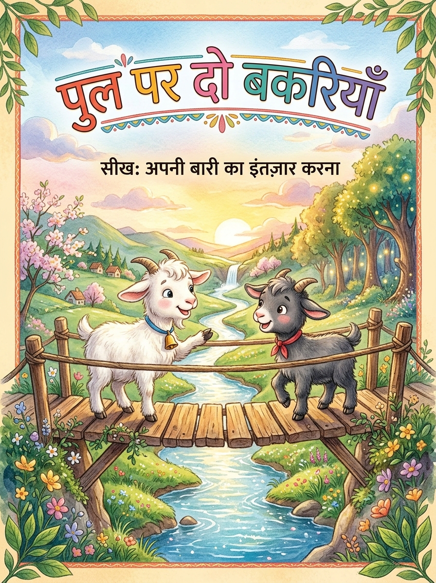 पुल पर दो बकरियाँ