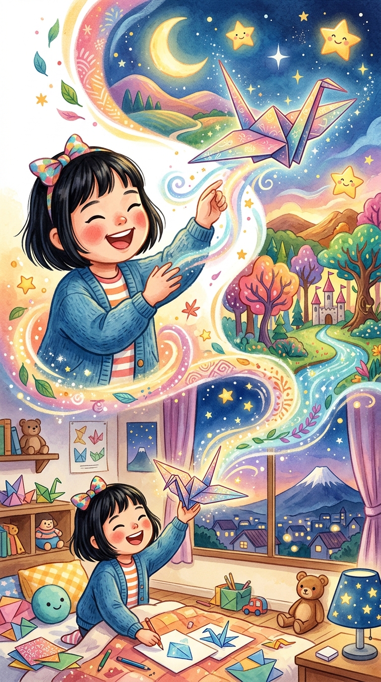 Kiki’s Dancing Paper Crane