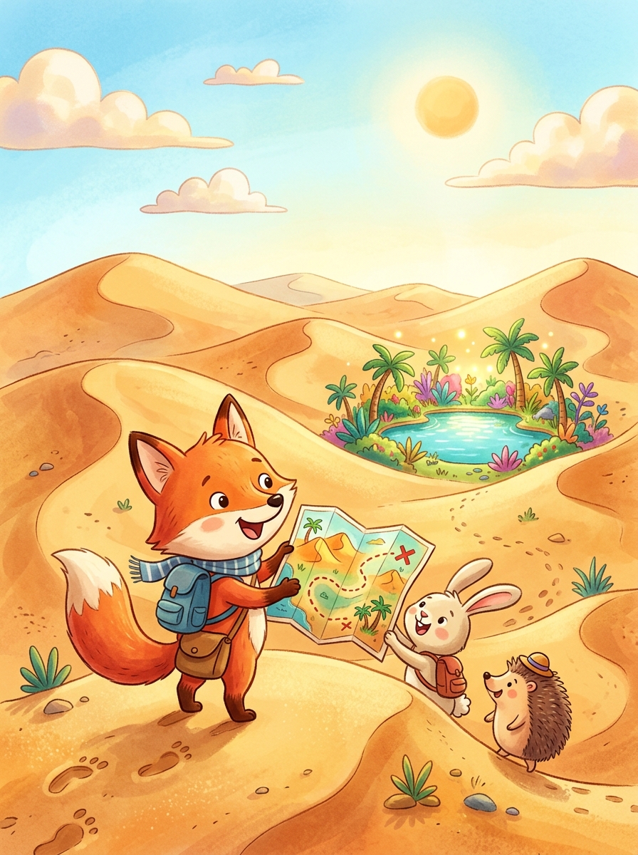 Foxi and the Sand Dunes