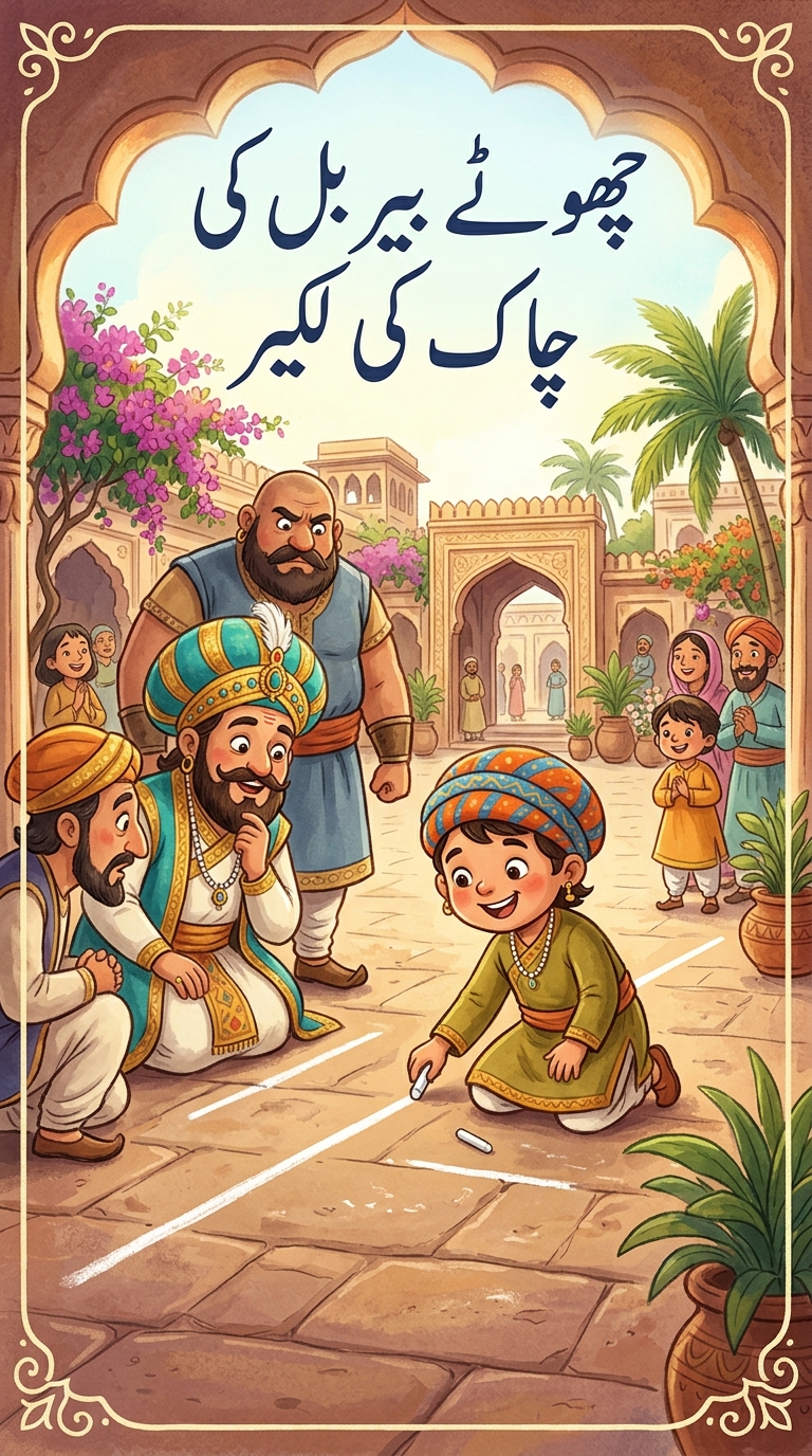 چھوٹے بیربل کی چاک کی لکیر