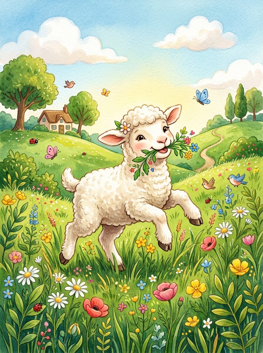 Lamby’s Green Meadow Snack
