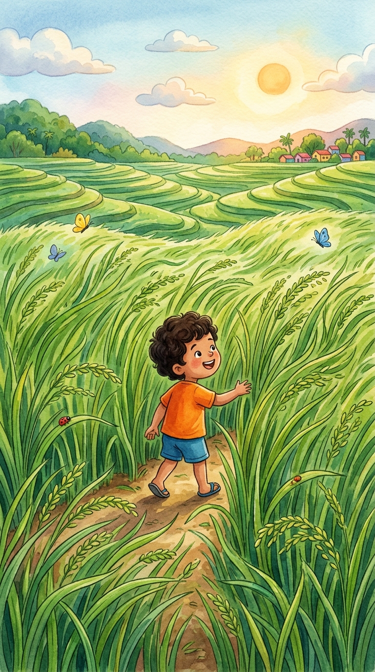 ದೇವ್ ಮತ್ತು ಭತ್ತದ ಗದ್ದೆಯ ಸಮುದ್ರ